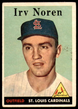 1958 Topps #114 Irv Noren Excellent ID: 229136 1958 Topps #114 Irv Noren Excellent ID: 229136