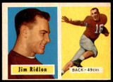 1957 Topps #139 Jim Ridlon DP Excellent+ RC Rookie  ID: 246554