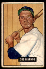 1951 Bowman #124 Gus Niarhos G-VG  ID: 226854