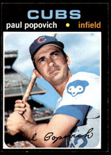 1971 Topps #726 Paul Popovich Excellent+ High # ID: 203308 1971 Topps #726 Paul Popovich Excellent+ High # ID: 203308