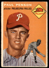 1954 Topps #236 Paul Penson Very Good RC Rookie ID: 237614 1954 Topps #236 Paul Penson Very Good RC Rookie ID: 237614
