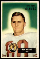 1955 Bowman #60 Ken MacAfee Excellent+ RC Rookie  ID: 222276