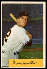 1954 Bowman #73 Don Mueller G-VG 