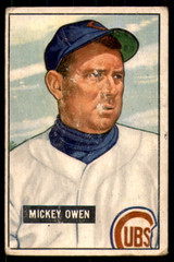 1951 Bowman #174 Mickey Owen G-VG  ID: 226898