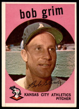 1959 Topps #423 Bob Grim Excellent+  ID: 207990