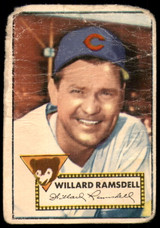 1952 Topps #114 Willard Ramsdell Poor  ID: 219254