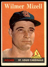 1958 Topps #385 Wilmer Mizell Excellent  ID: 229496