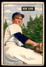 1951 Bowman #197 Bob Cain G-VG 