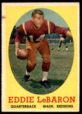 1958 Topps #112 Eddie LeBaron Excellent+ ID: 246656 1958 Topps #112 Eddie LeBaron Excellent+ ID: 246656