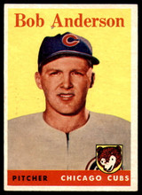 1958 Topps #209 Bob Anderson Excellent+ RC Rookie ID: 229249 1958 Topps #209 Bob Anderson Excellent+ RC Rookie ID: 229249