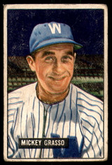 1951 Bowman #205 Mickey Grasso G-VG RC Rookie  ID: 226964