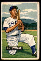 1951 Bowman #211 Hal Jeffcoat G-VG RC Rookie 1951 Bowman #211 Hal Jeffcoat G-VG RC Rookie
