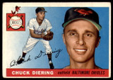 1955 Topps #105 Chuck Diering VG-EX ID: 220077 1955 Topps #105 Chuck Diering VG-EX ID: 220077