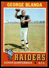 1971 Topps # 39 George Blanda Very Good  ID: 225725