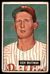 1951 Bowman #221 Dick Whitman G-VG RC Rookie ID: 227007 1951 Bowman #221 Dick Whitman G-VG RC Rookie ID: 227007