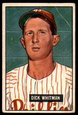 1951 Bowman #221 Dick Whitman G-VG RC Rookie ID: 227008 1951 Bowman #221 Dick Whitman G-VG RC Rookie ID: 227008