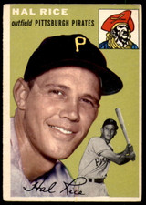 1954 Topps #95 Hal Rice Very Good  ID: 237512