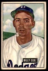 1951 Bowman #224 Billy Cox Good 