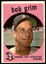 1959 Topps #423 Bob Grim Excellent+  ID: 230863