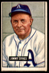1951 Bowman #226 Jimmie Dykes MG G-VG  ID: 227032