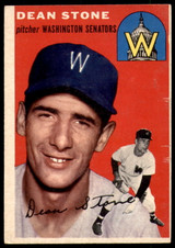 1954 Topps #114 Dean Stone Very Good RC Rookie ID: 237529 1954 Topps #114 Dean Stone Very Good RC Rookie ID: 237529