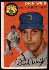 1954 Topps #224 Dick Weik Very Good RC Rookie ID: 219613 1954 Topps #224 Dick Weik Very Good RC Rookie ID: 219613
