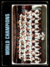 1971 Topps #   1 World Champions Orioles G-VG  ID: 226530