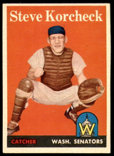 1958 Topps #403 Steve Korcheck Excellent+ RC Rookie ID: 221687 1958 Topps #403 Steve Korcheck Excellent+ RC Rookie ID: 221687