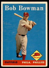 1958 Topps #415 Bob Bowman Excellent 1958 Topps #415 Bob Bowman Excellent