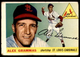 1955 Topps #21 Alex Grammas UER Very Good  ID: 214544