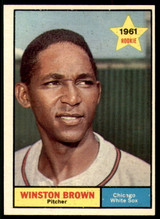 1961 Topps #391 Winston Brown Near Mint RC Rookie 1961 Topps #391 Winston Brown Near Mint RC Rookie