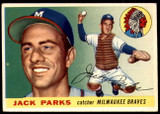 1955 Topps #23 Jack Parks UER Very Good RC Rookie  ID: 238363