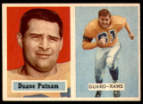 1957 Topps #87 Duane Putnam Excellent+ RC Rookie 1957 Topps #87 Duane Putnam Excellent+ RC Rookie