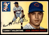 1955 Topps #44 Corky Valentine Very Good RC Rookie ID: 238378 1955 Topps #44 Corky Valentine Very Good RC Rookie ID: 238378