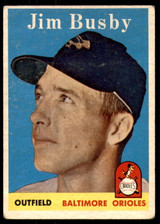 1958 Topps #28 Jim Busby Very Good  ID: 221227