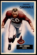 1955 Bowman #27 Jack Simmons Ex-Mint  ID: 243760