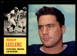 1962 Topps #19 Roger LeClerc Near Mint  ID: 241979