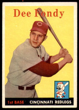 1958 Topps #157 Dee Fondy Excellent  ID: 229184