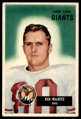 1955 Bowman #60 Ken MacAfee Excellent RC Rookie  ID: 236098