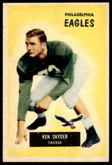 1955 Bowman #63 Ken Snyder Ex-Mint ID: 222282 1955 Bowman #63 Ken Snyder Ex-Mint ID: 222282