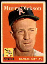 1958 Topps #349 Murry Dickson Excellent  ID: 229457
