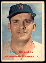 1957 Topps #126 Bob Wiesler Excellent  ID: 238683