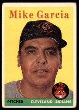 1958 Topps #196 Mike Garcia Very Good  ID: 229229