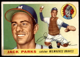 1955 Topps #23 Jack Parks UER Very Good RC Rookie  ID: 213624