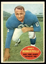 1960 Topps #81 Andy Robustelli Excellent+ ID: 246907 1960 Topps #81 Andy Robustelli Excellent+ ID: 246907