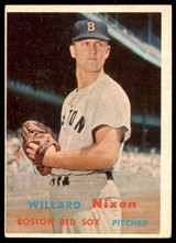 1957 Topps #189 Willard Nixon Excellent 