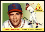 1955 Topps #55 Rip Repulski UER Very Good ID: 213629 1955 Topps #55 Rip Repulski UER Very Good ID: 213629