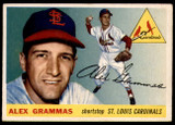 1955 Topps #21 Alex Grammas UER Very Good  ID: 223102