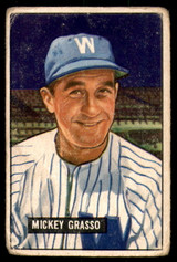 1951 Bowman #205 Mickey Grasso Good RC Rookie  ID: 226958