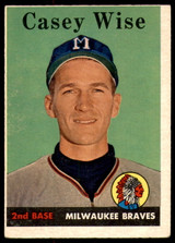 1958 Topps #247 Casey Wise Excellent  ID: 221587